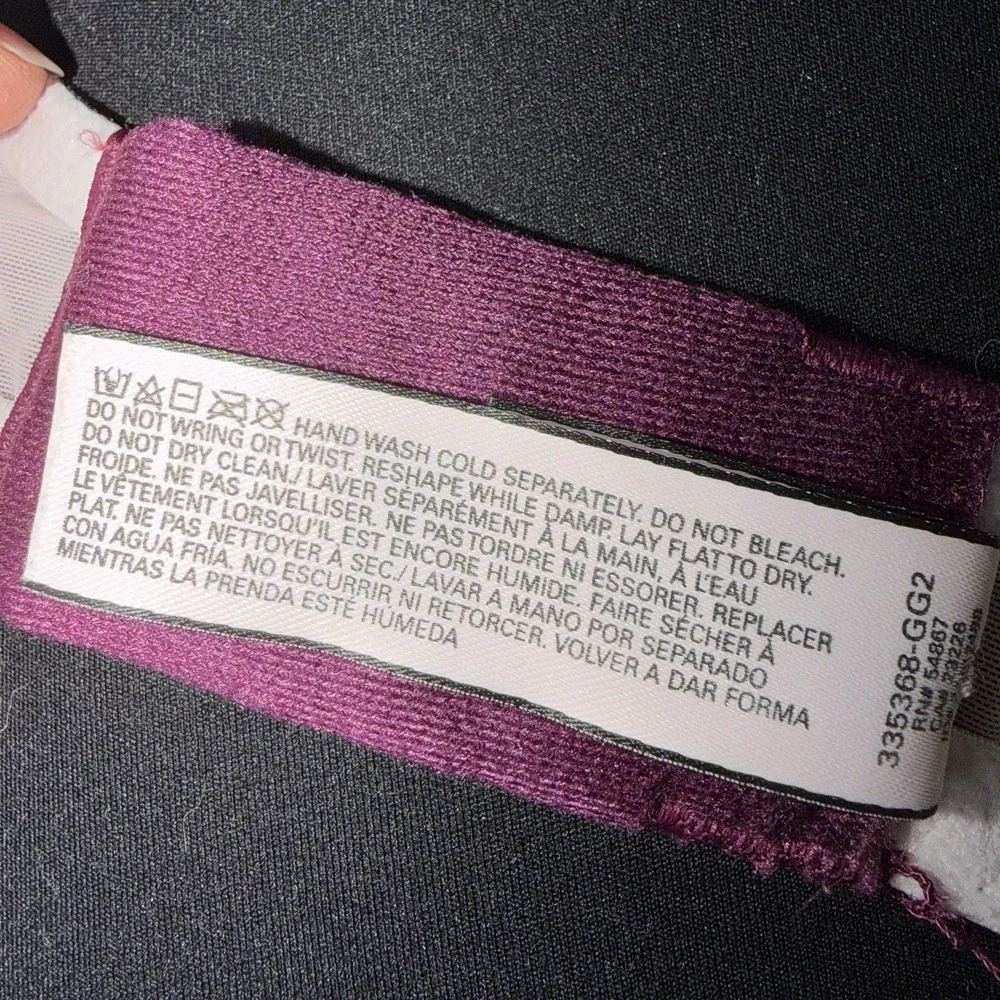 Victorias Secret Bra 34D Lace Underwire Purple Unlined Demi Body By Victoria - Picture 5 of 7